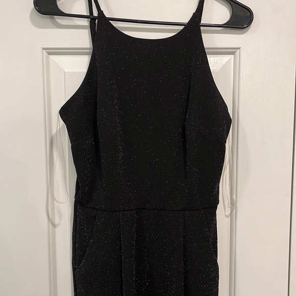 Black Sparkly Jumpsuit - Picture 3 of 4